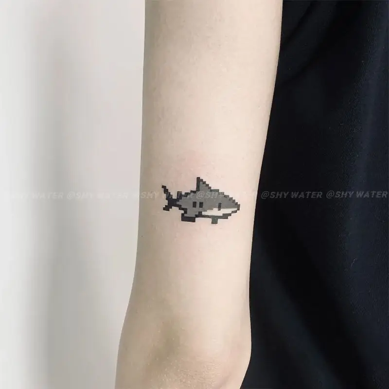 Temporary Tattoo Fake Tattoos Cartoon Cute Arm Waterproof Traveling Fish Sticker Halloween Festival Accessories Hotwife Tatoo