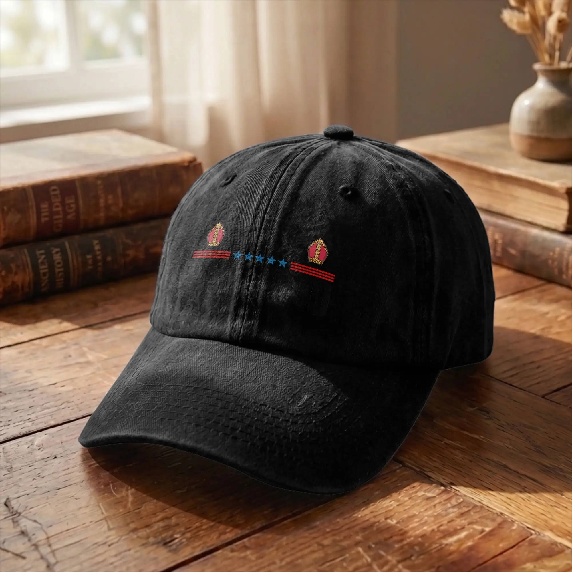 Soft Team Pope Leo XIV Baseball Cap Unstructured Unisex Distressed Washed Headwear Cardinal Robert Prevost Golf Adjustable Hat