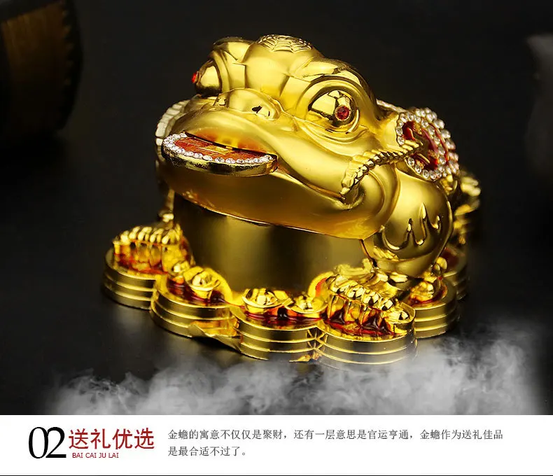 GOOD HOME OFFICE Company SHOP CAR TOP Efficacious Money Drawing thriving business Diamonds  JIN CHAN FENG SHUI brass statue
