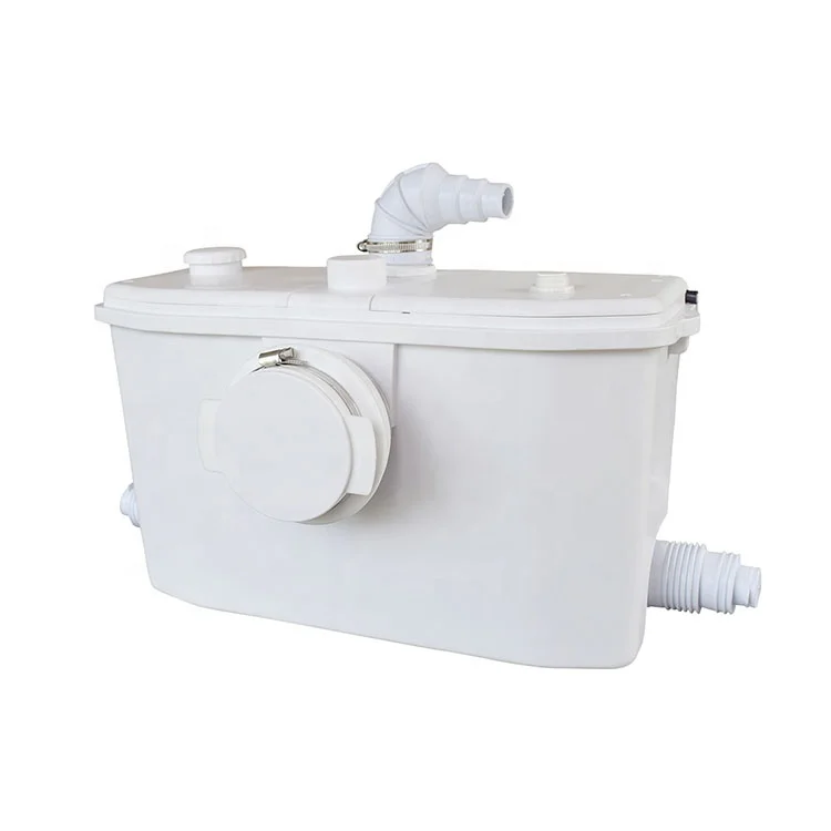 FLO700 Pro Macerator Pump Toilet 24 Volt Hospital Macerator Toilet Sewage Self Priming Pump Marine Sitting Japanese Toilet