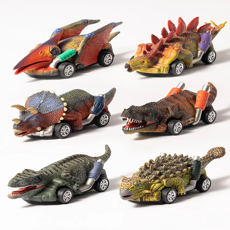 

Инерционный автомобильный набор динозавров, миниатюрная имитация животного, модель военного автомобиля, игрушка для мальчиков и девочек, модель автомобилей без дистанционного управления