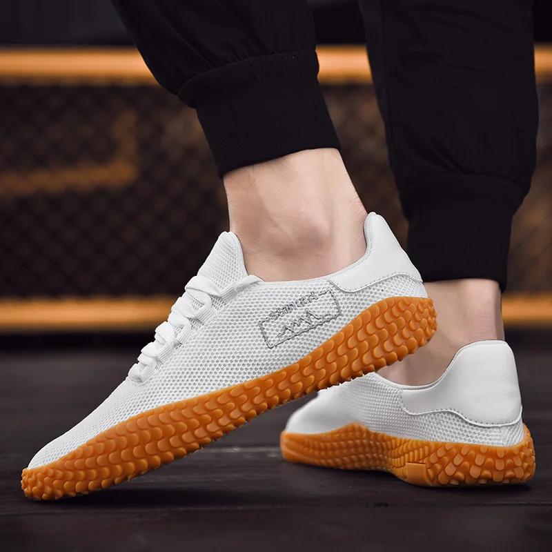 Men's Spring Summer Autumn Casual Sneakers Breathable Mesh Fabric Walking Running Sports Shoes Woman Jogging Trainer Non-slip