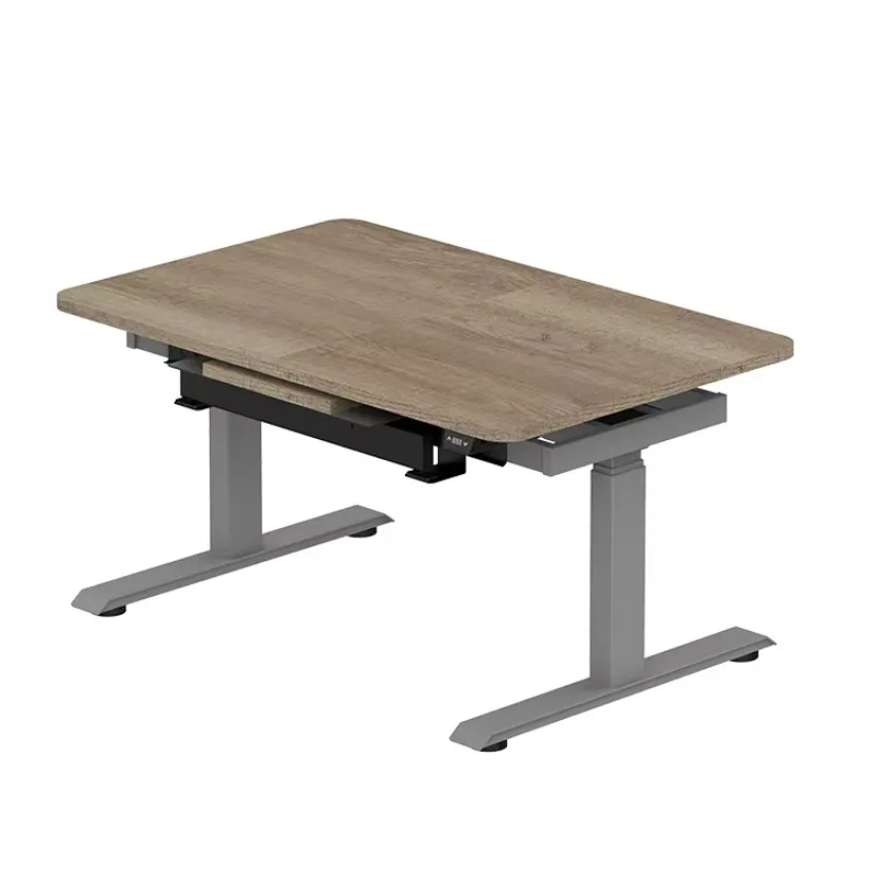 โครงโต๊ะปรับระดับความสูงและความกว้างได้ มอเตอร์คู่ โต๊ะปรับระดับไฟฟ้าแบบยืน-นั่ง เฟอร์นิเจอร์สำนักงานสุดหรู