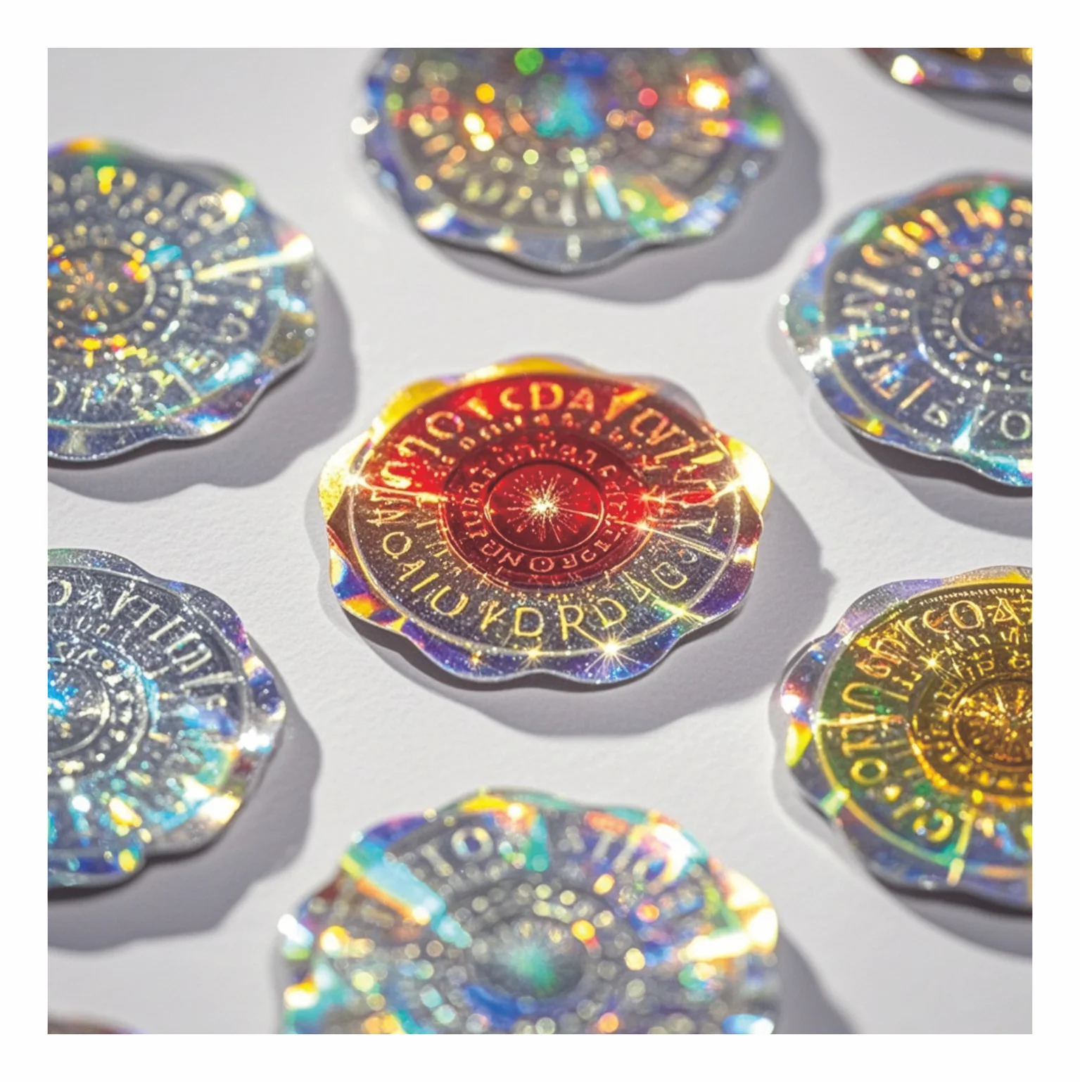 

Professional Square Hologram Security Sticker Tamper Proof Security Sticker