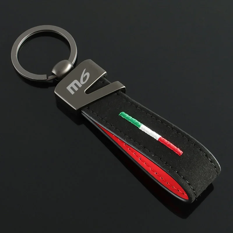 Suede Car Keyring Metal Key Chains Holder Pendant for M6 CX8 RX8 BT50 CX7 CX30 2 323 626 6 CX9 Atenza Accessories