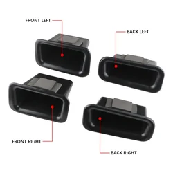 2Pcs/set ABS Car Door Armrest Storage Box for Ford Explorer 2011 - 2022 Door Handle Boxes Case Holder Container Accessories