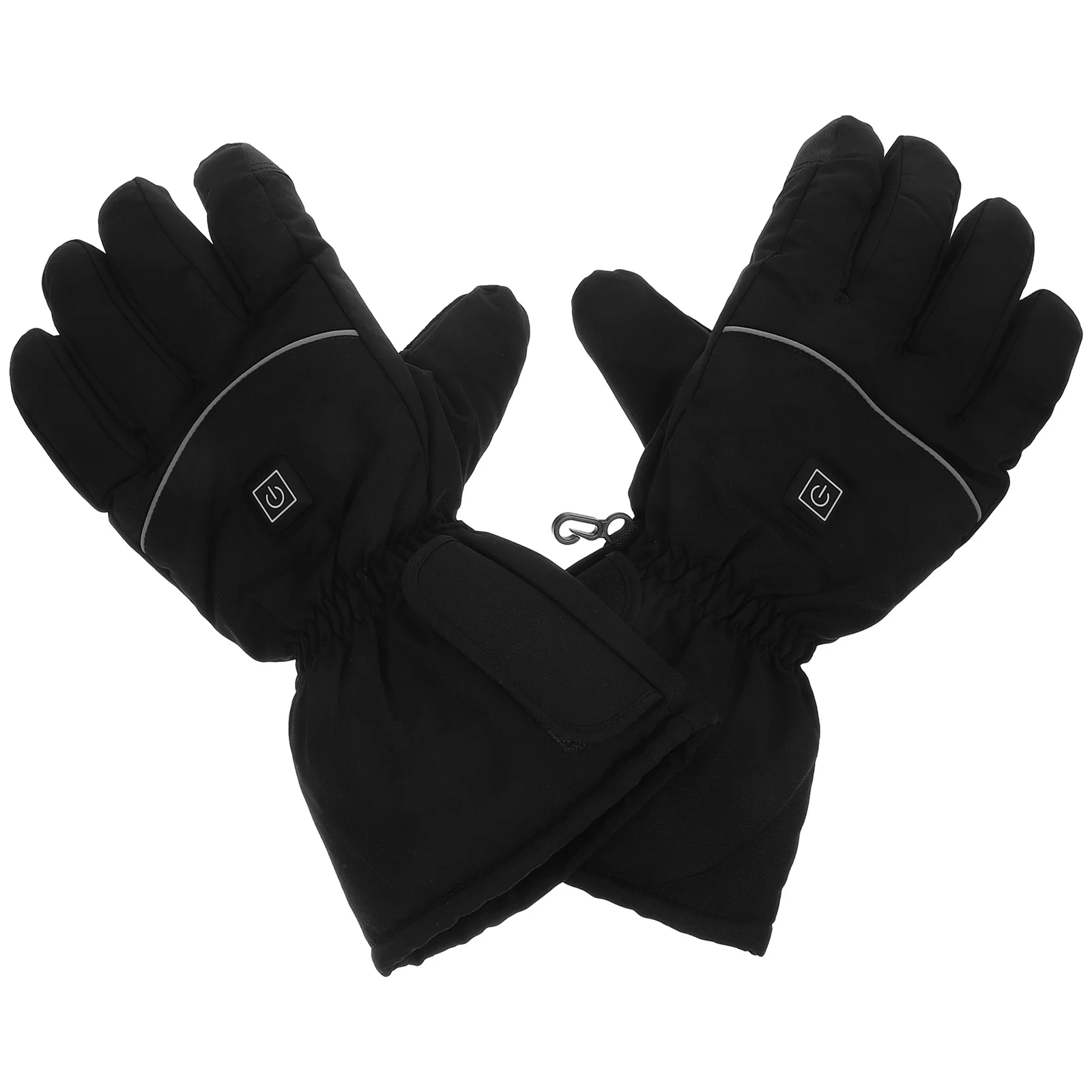 1 زوج قفازات تسخين كهربائي قفازات الشتاء الحرارية التدفئة دراجة نارية التزلج في الهواء الطلق مقاوم للماء يندبروف