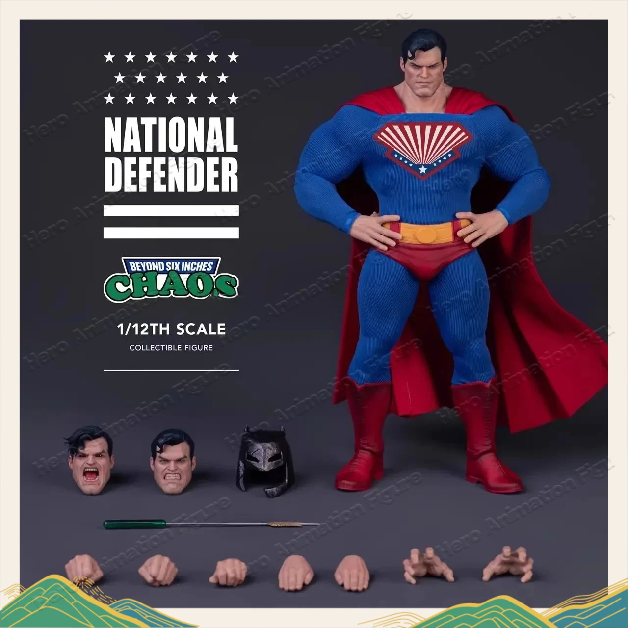 

In Stock CHAOS CHAOS-001 1/12 Male Soldier Collectible National DEFENDER Guardian Super Protector Full Set 6in Action Figure Toy