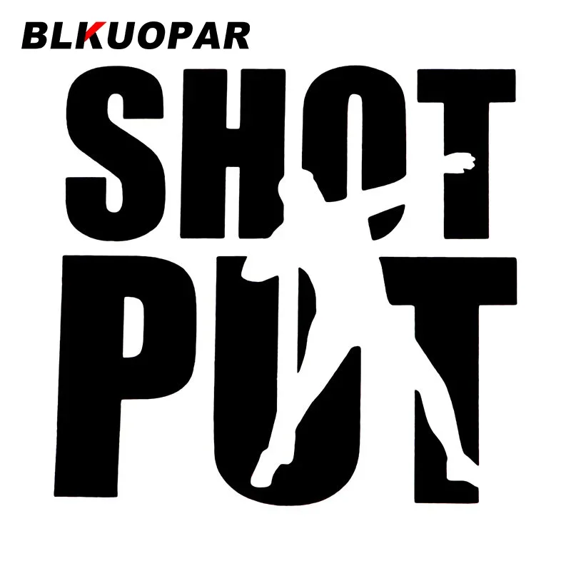 BLKUOPAR Shot Put Funny Car Stickers VAN DIY Personality Decal Waterproof Scratch-Proof Bumper Decoration Car Accessories