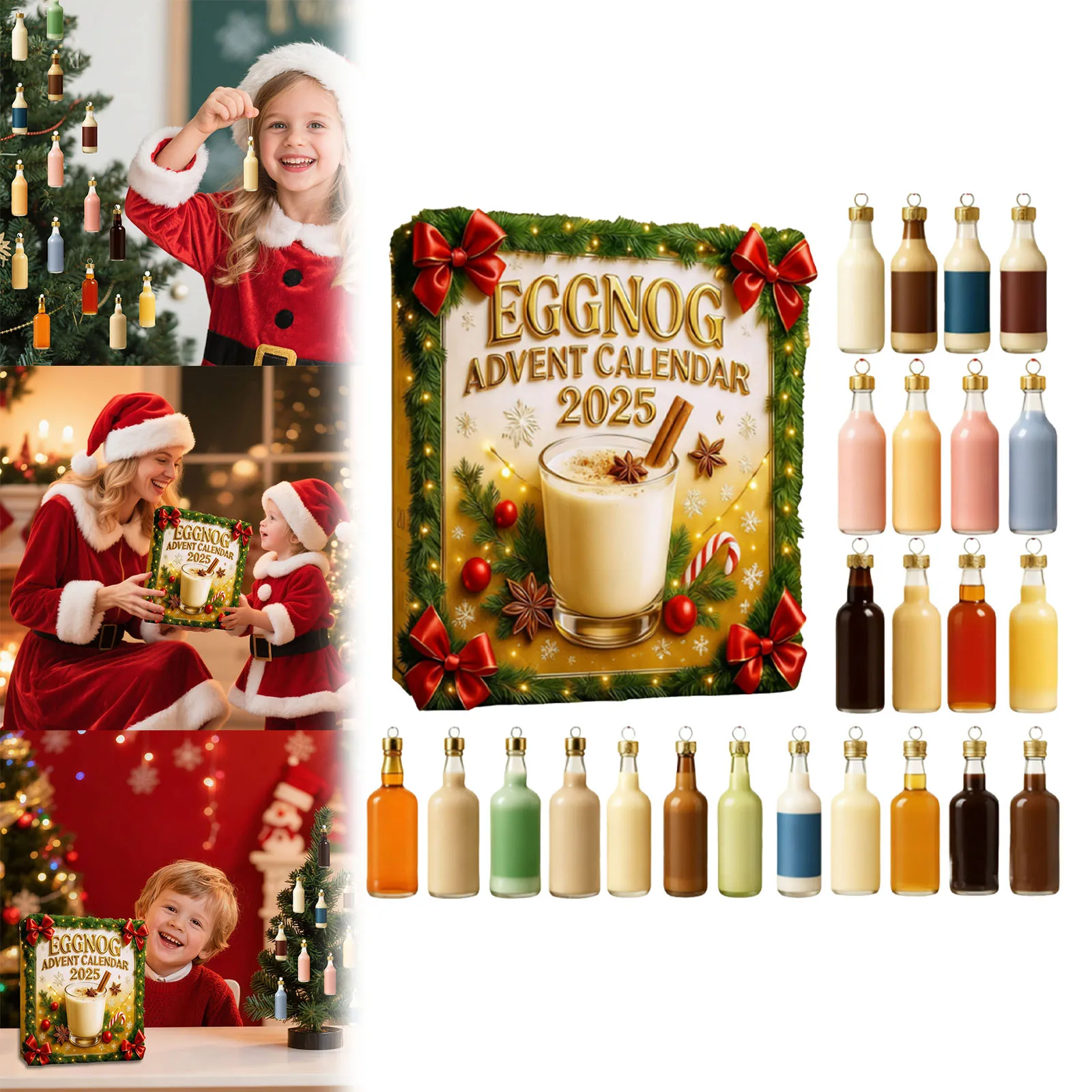 Clock Timer for Bedroom Advent Calendar Anatomy Christmas Countdown Pendant Containing 24 365 Countdown Calendar Tear off