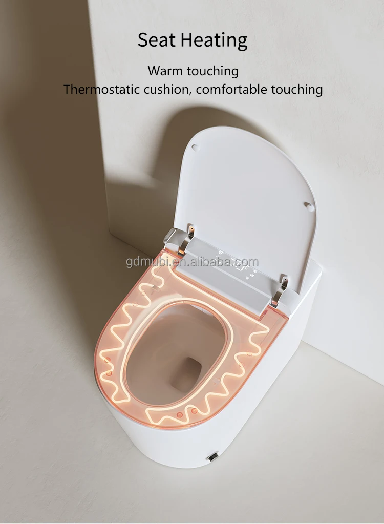 HKZX Tankless المرحاض الذكية بيديت الاستشعار التدفئة OEM التلقائي مرحاض كهربائي مرحاض ذكي مع التنظيف الذاتي