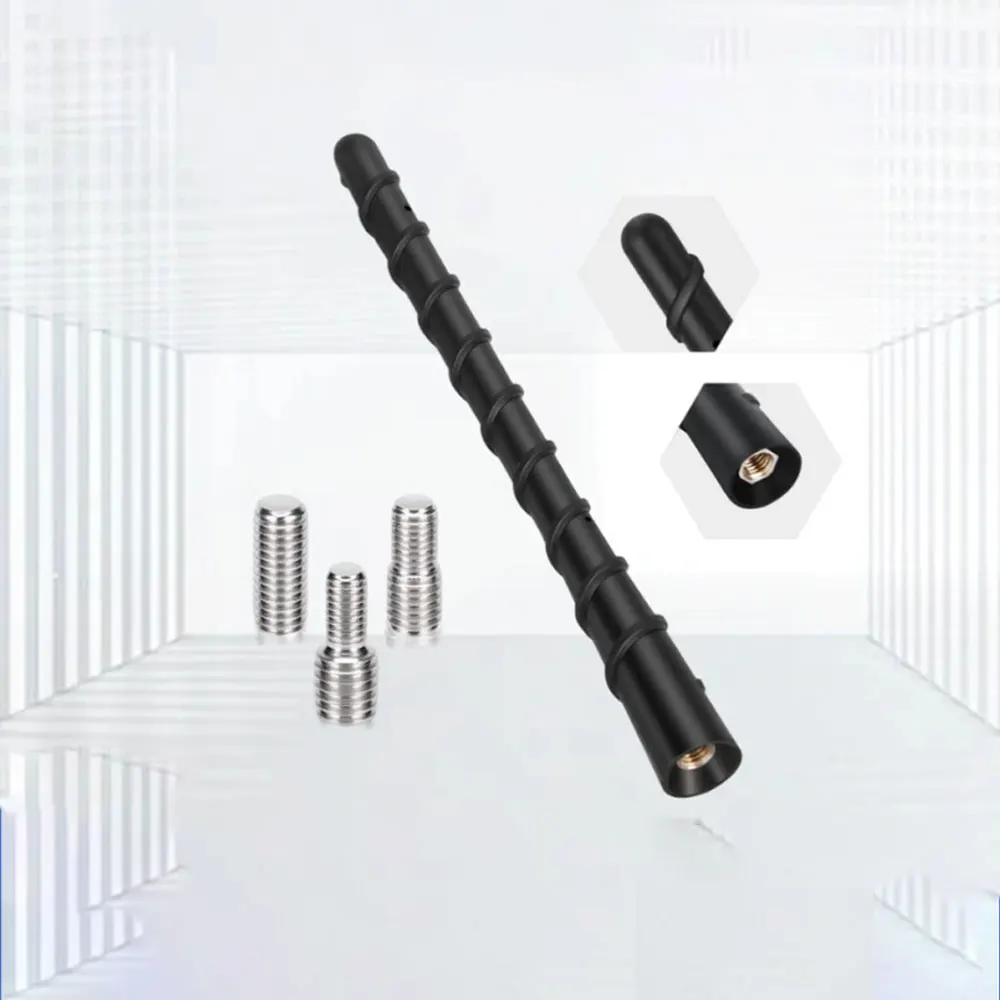 18cm Spiral Fashion Universal High-Gain Signal Reception Car Antenna Mast