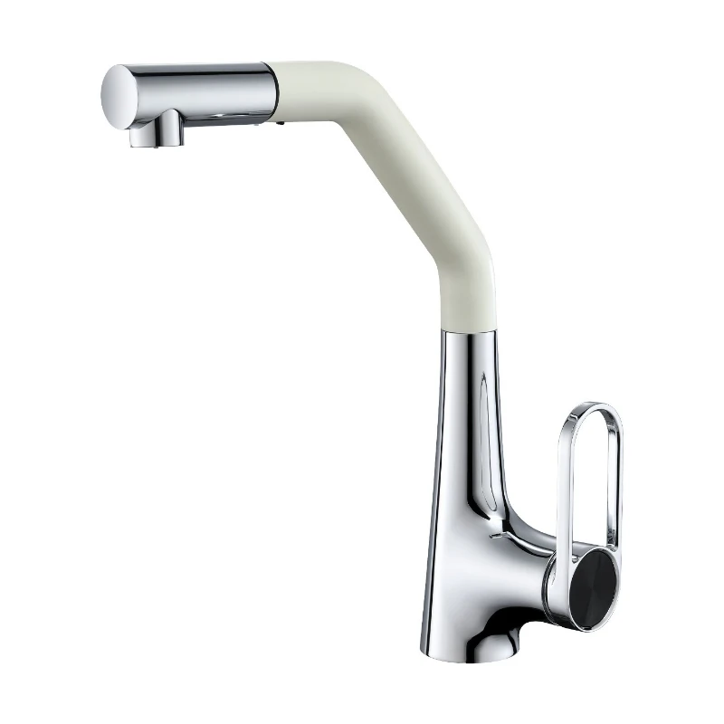 Color Personalized Vegetable Basin Faucet Rotating Faucet Multifunctional Pulling Kitchen Faucet Washbasin Cold/hot Water