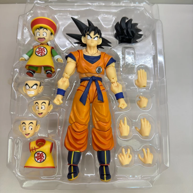 

100% Оригинальные фигурки героев Bandai Dragon Ball Sh фигурка Сон Гоку сон Гохан Детские джирен плавки Shf 2024 Sdcc эксклюзивная серия