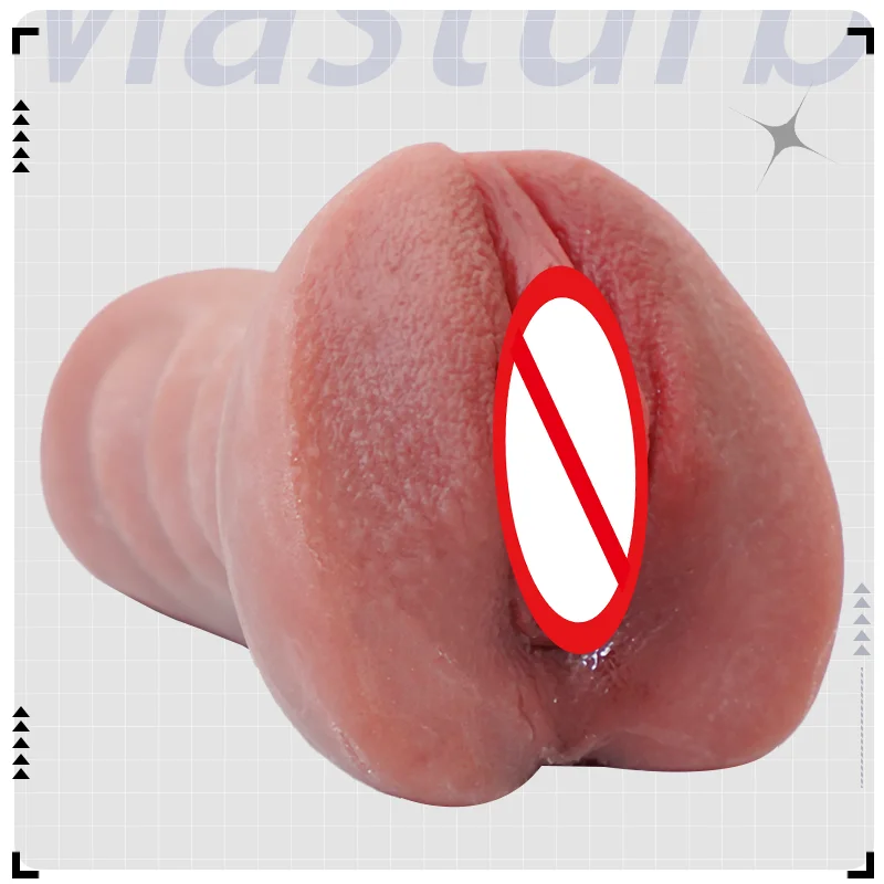 Realistic Vagina For Man Realistic Skin Woman Vagina Male Masturbator Deep Throat Pocket Pussy Sucking Cup Adult Toys for Man