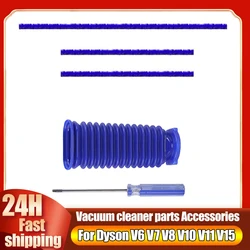 Pièces de rechange pour aspirateur Dyson V6, V7, V8, V10, V11, V15, bandes en peluche souple, tube, tuyau, rouleau, tête de brosse, accessoires