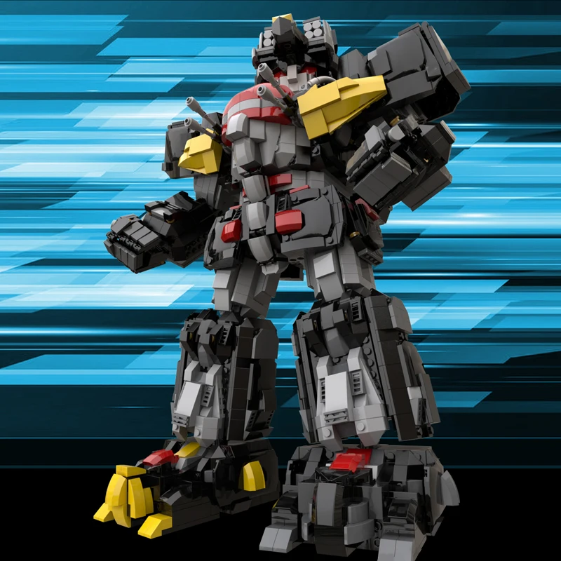 MOC-88688 انمي ياباني روبوت Gettered سوبر Turboed Dancougar اللبنات نموذج العسكرية روبوت الطوب لعبة الأطفال هدية