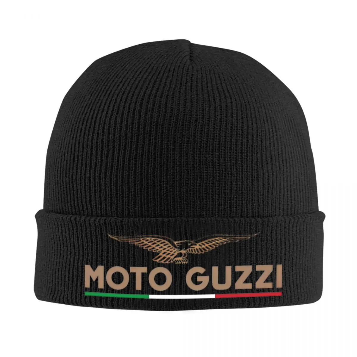 Moto Guzzi czapki motocyklowe jesienno-zimowa czapka ciepła czapka z krzyżem silnika mężczyźni kobiety Skullcap