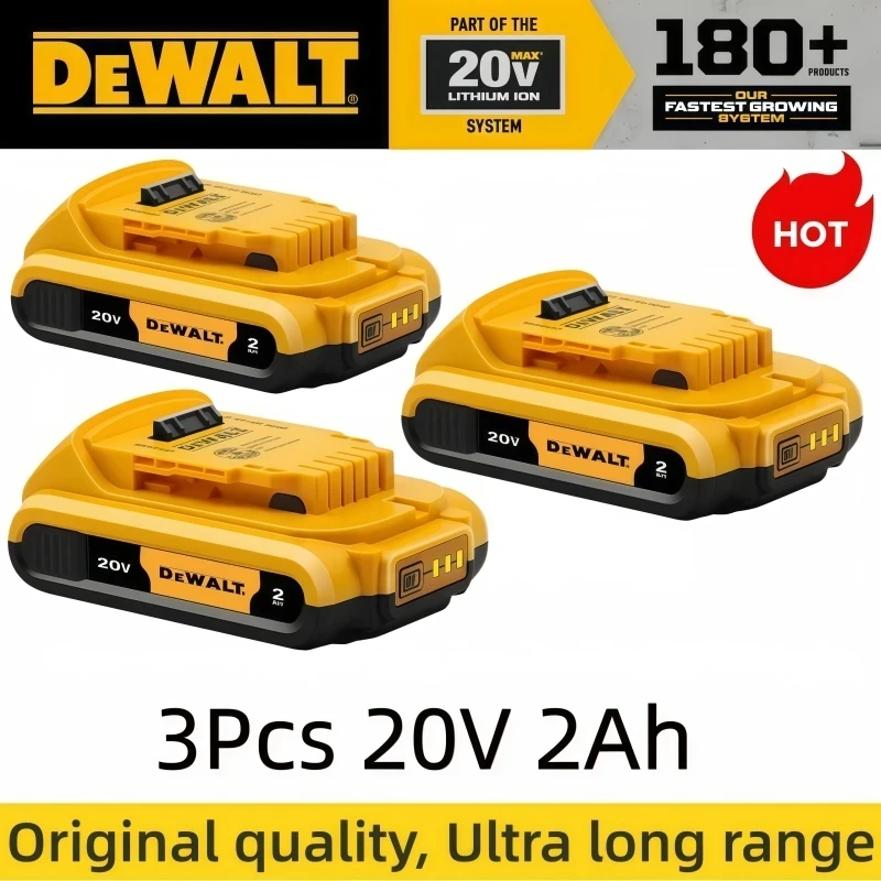 Original DEWALT Battery 20V/60V 9000mAh,dewalt 18v Battery,DCB200 DCB205 DCB206 DCD805 Power Tools Battery,dewalt 20V Charger image 3