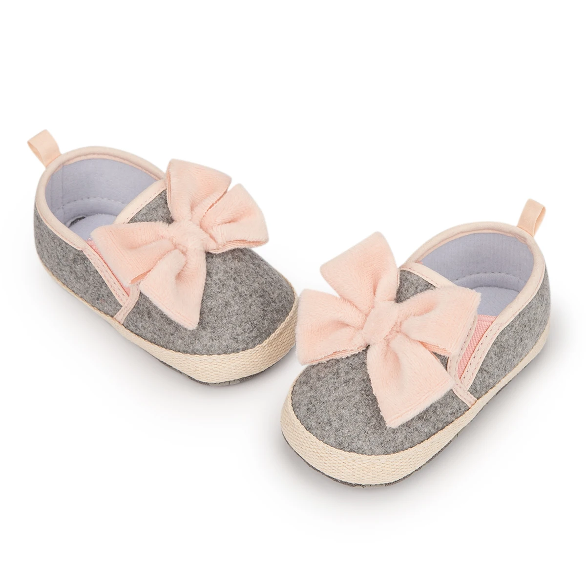 Newborn Baby Shoes Baby Girl Shoes Pink Flower Bowknot Toddler Shoes Soft  Anti-slip First Walkers Baby Crib Shoes Dropshipping