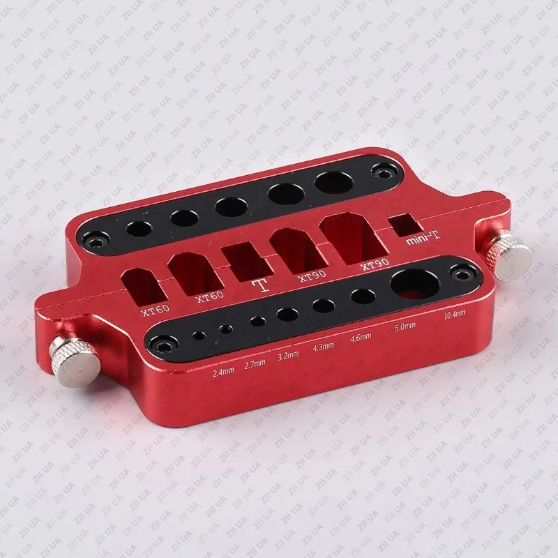 Aluminium Lassen Solderen Isoleren Station V4 Jig RC Gereedschap voor XT60 XT90 Deans Banaanstekker Rood