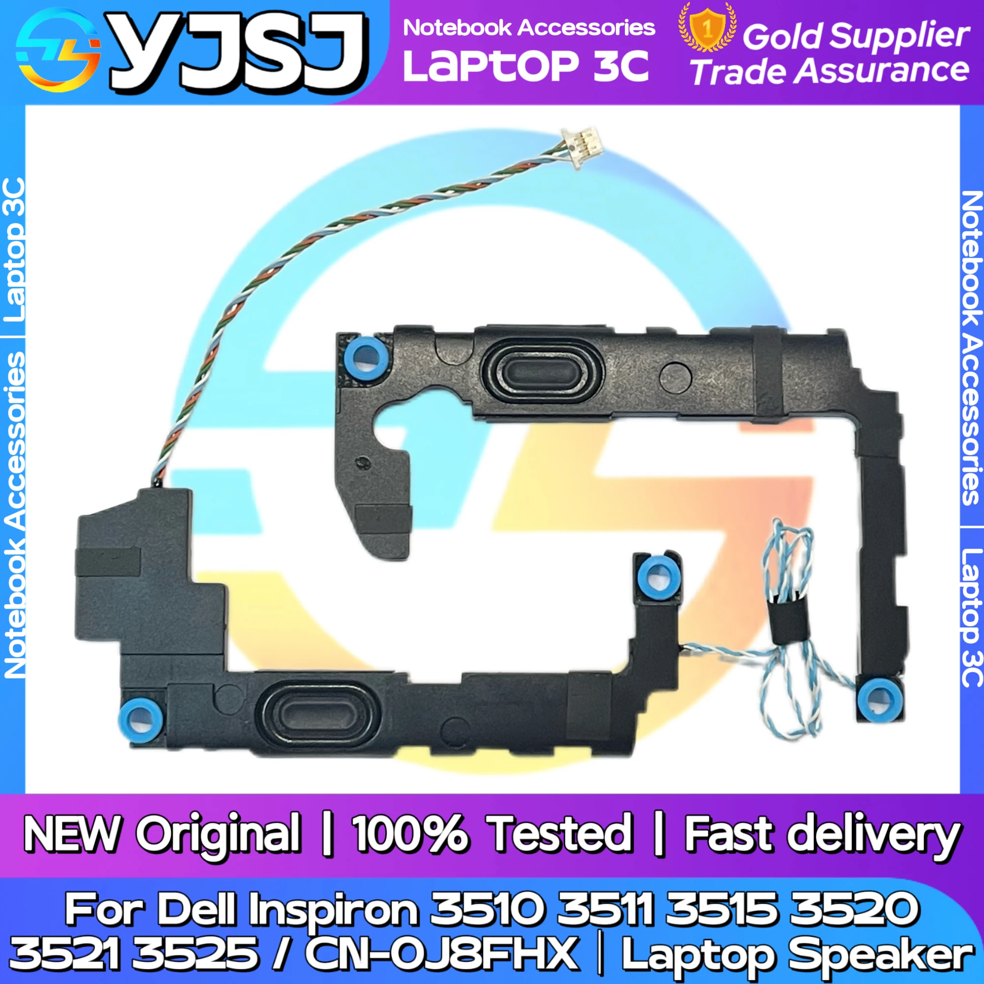 

New Original Laptop Notebook Audio Speaker For Dell Inspiron 3510 3511 3515 3520 35210 3525 built-in speaker horn audio 0J8FHX