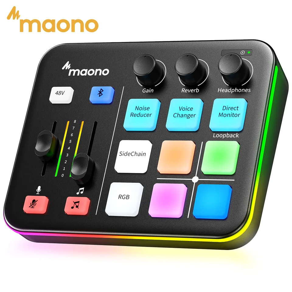 SALE！【☆白☆】maono caster G1 NEO オーディオミキサー Amazon.co