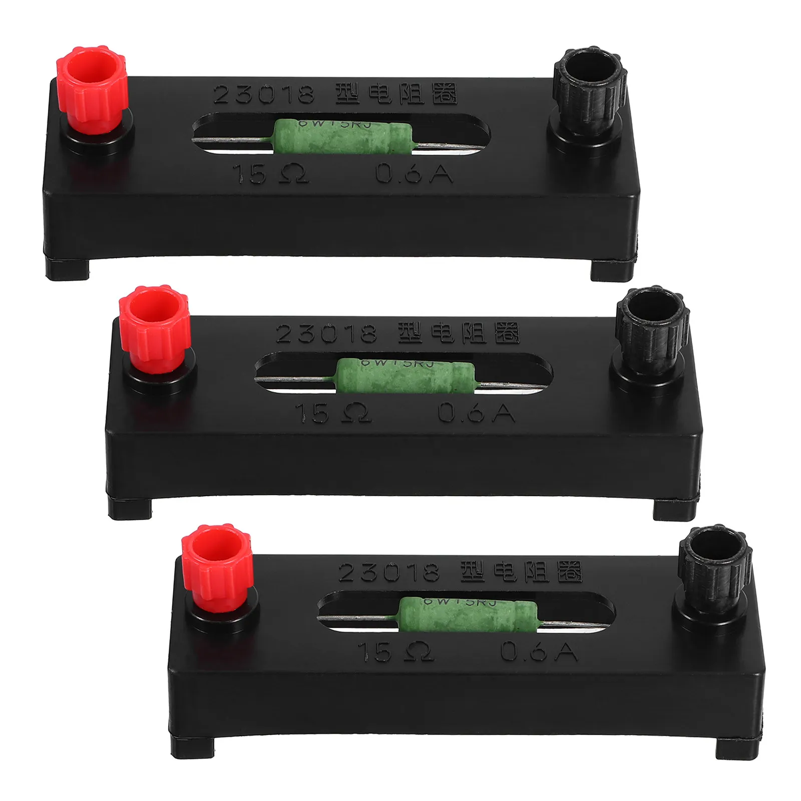 3Pcs Physics Experiment Supplies Square Resistor Accurate Resistance DIY Electronic Teaching Aid Science Laboratory