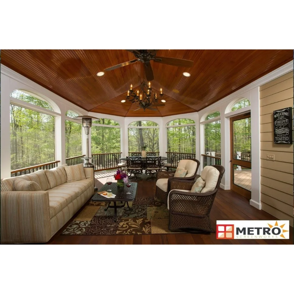 شبكة شاشة Phifer UltraVue2 عالية الوضوح للنوافذ والأبواب والشرفات - لفة 36 × 100 بوصة، شاشة غير مرئية تقريبًا #4