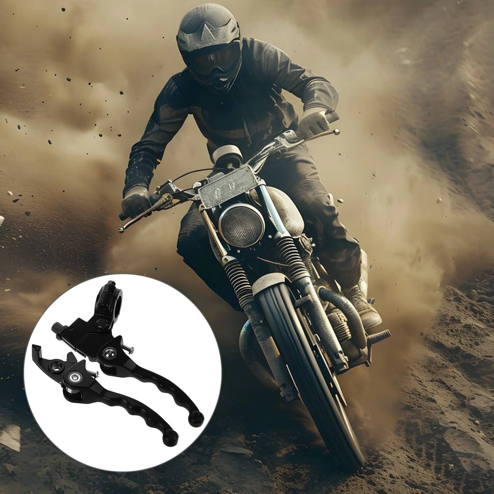 

1 set 1 Set Motorcycle Brake Clutch Lever Handle 50-250Cc Scooters Atv Off-Road Durable Replacement Handlebar Accessory