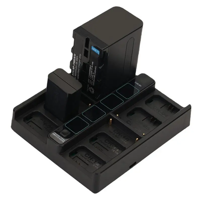 B27B Fast For Sony NP-FZ100 NP-F550 NP-F750 NP-F960 Camera Smart Charging Dock Rapid Dual Slot Smart LCD Charging Dock