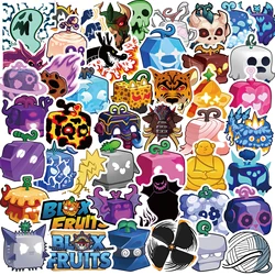 50pcs Cute Strange Blox Fruits Stickers Cartoon DIY For Skateboard Phone Case Laptop Waterproof Cool Sticker Decals Toy