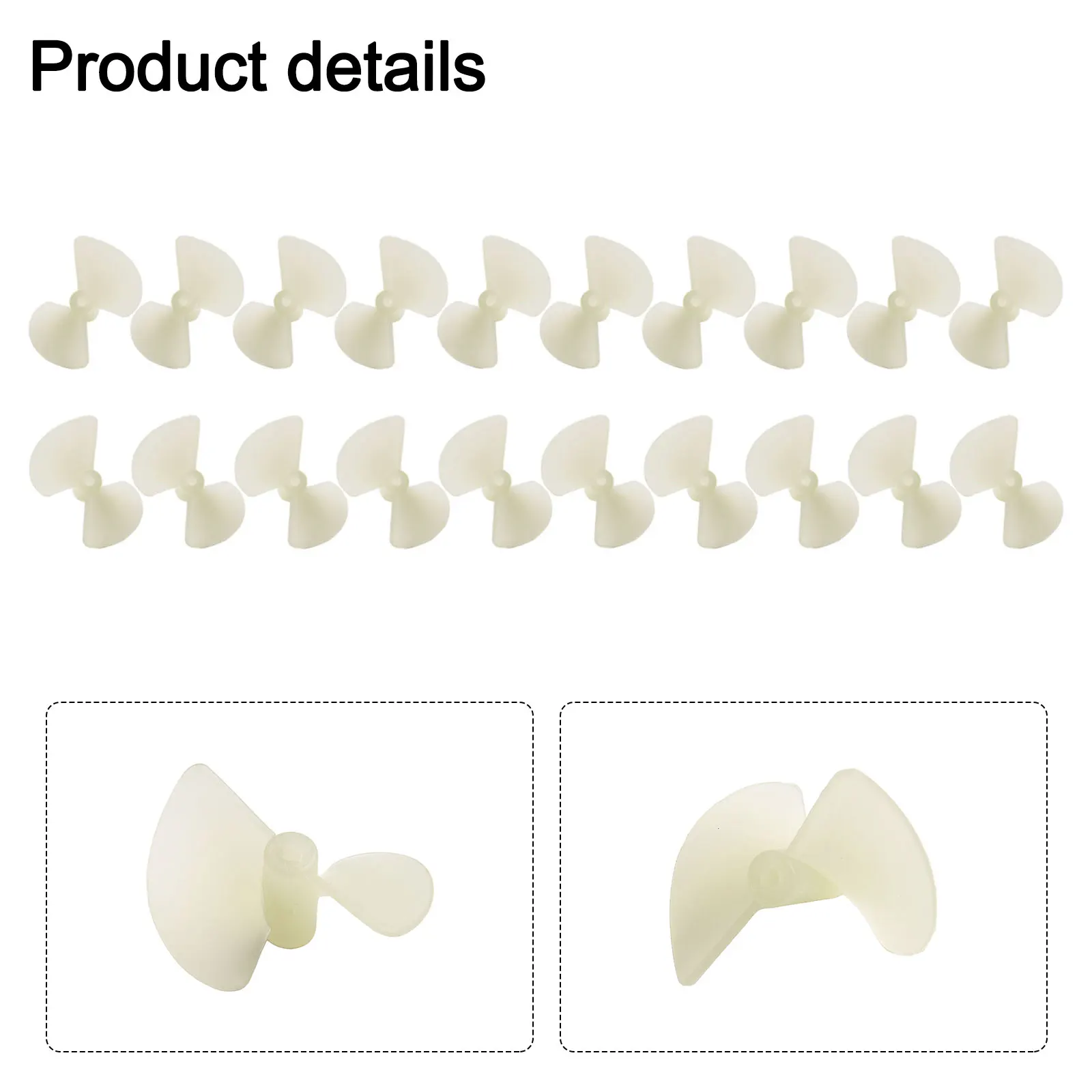 

10 Pairs 2-Blade Propeller 2mm Shaft 26mm Prop For DIY Boat Marine RC Boat Model Diy Kids For Home Decorations