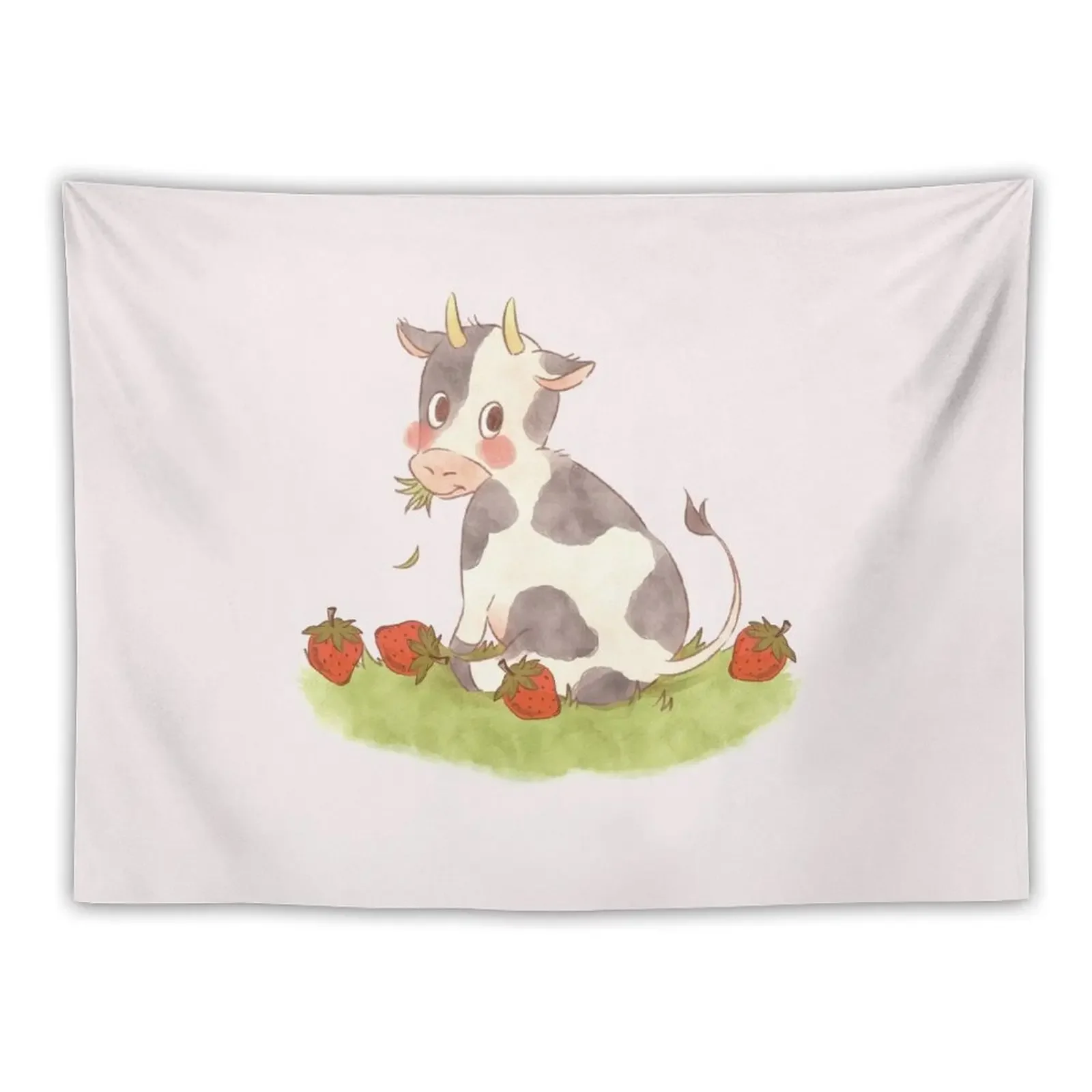 

Cottage core cow Tapestry Bathroom Decor Kawaii Room Decor Tapestry