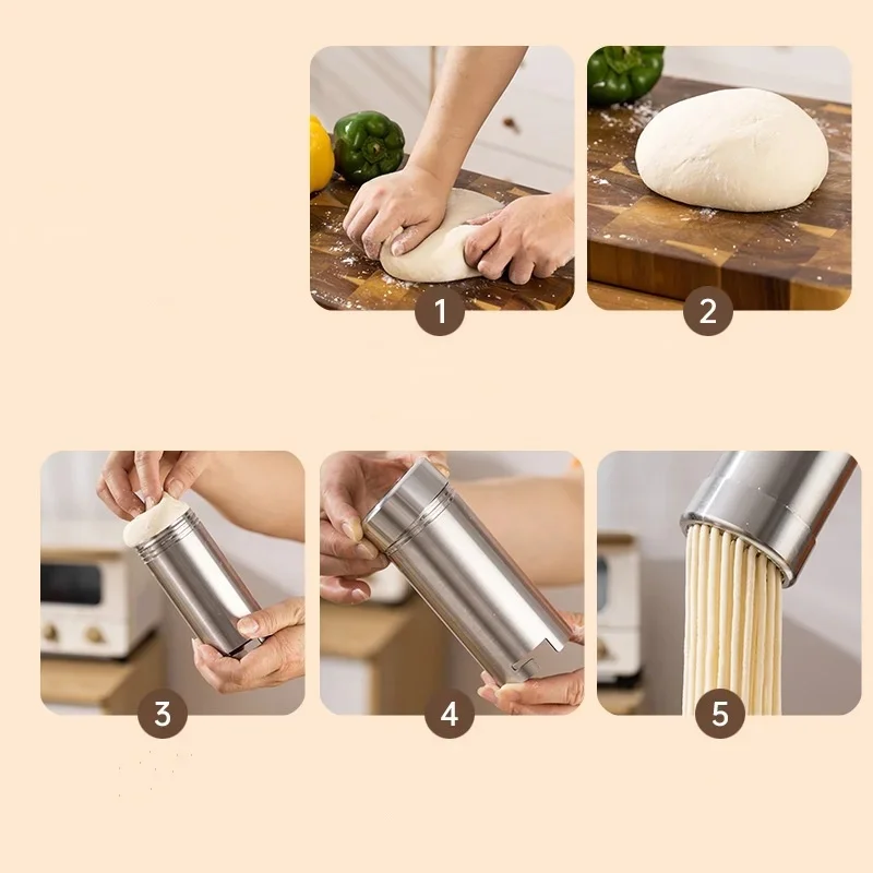 ماكينة صنع المعكرونة اللاسلكية المحمولة بزر واحد، ماكينة صنع المعكرونة الكهربائية المحمولة، أداة المطبخ المنزلية