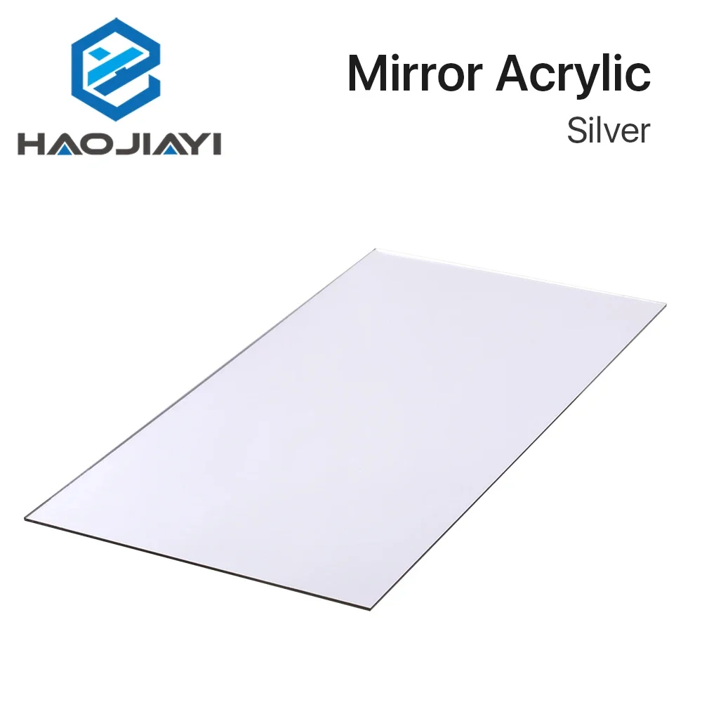 Specchio acrilico 5 pezzi oro argento 30 * 60 * 0,3 cm materiale di prova fai da te all'ingrosso per macchina da taglio e incisione Co2