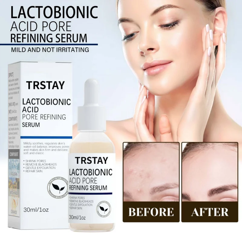 Instant Perfection Serums Facial Lactobionic Acid Skin Care Face Serums Reduce Wrinkles Fine Eye Essence Firming Lifting