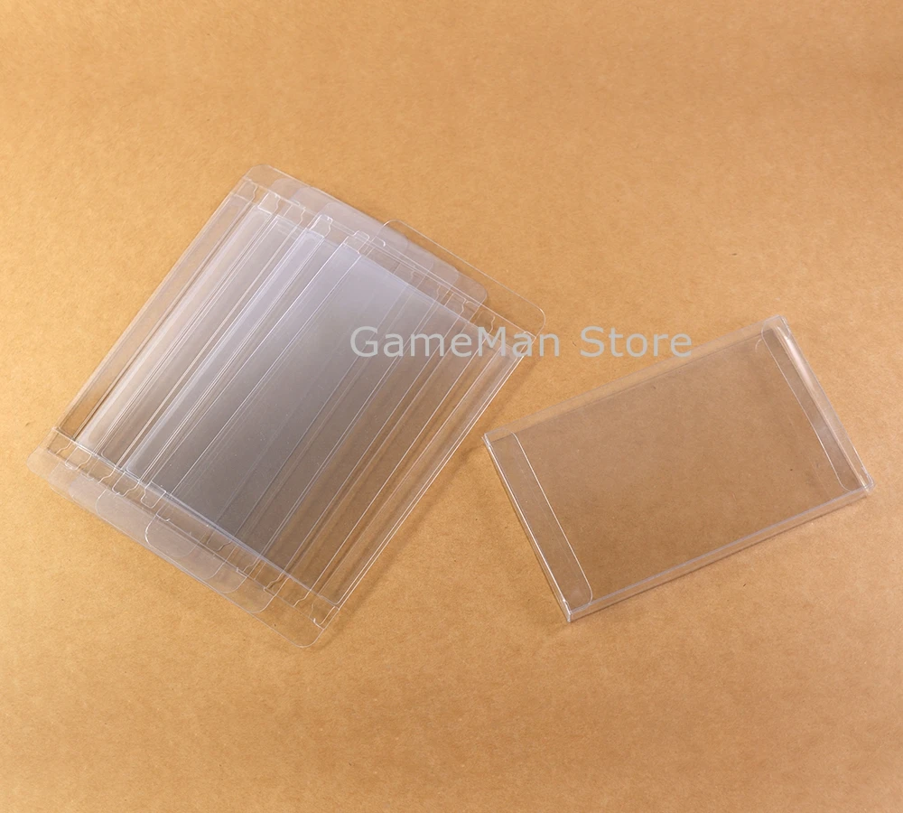 200 قطعة صندوق خرطوشة ألعاب شفاف شفاف حافظة حماية CIB بلاستيكية PET غطاء حماية لمفتاح NS