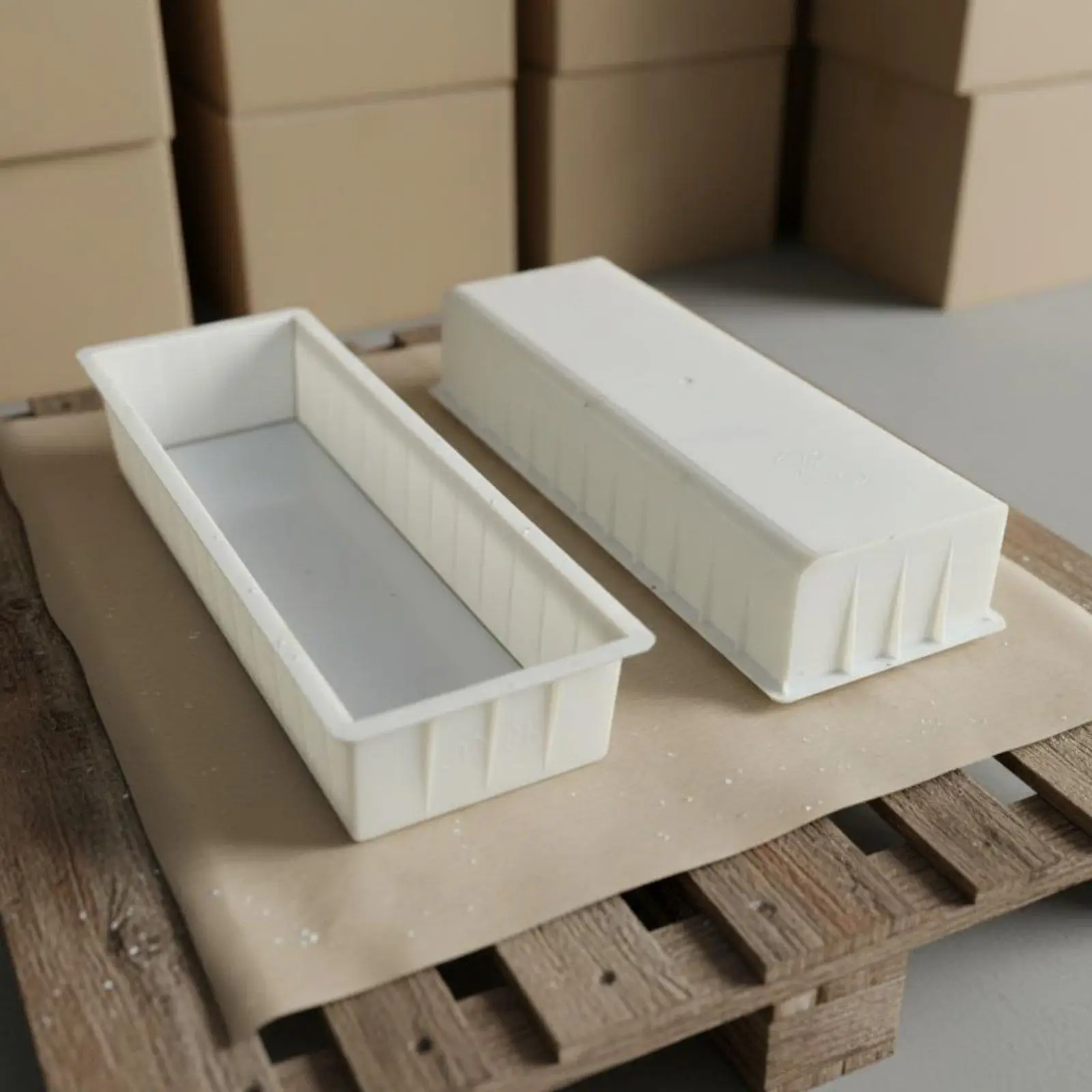 Plastic Curb Form Reusable Curb Stone Shape Easy Demolding for Contractors
