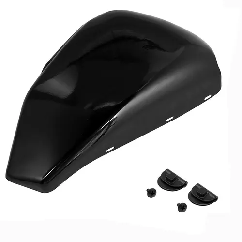 Imagen 2 del producto Carenado de cubierta lateral de batería izquierda cromada negra mate brillante para motocicleta Harley Sportster Iron XL883 XL1200 2009-2013 2014-2022