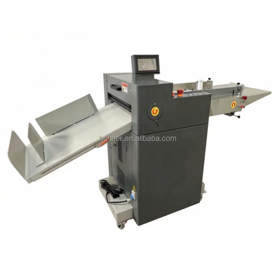 YH-500B Auto Bottom Suction Feed Digital Creasing & Perforate Machine 500mm With Servo Control System High Productivity