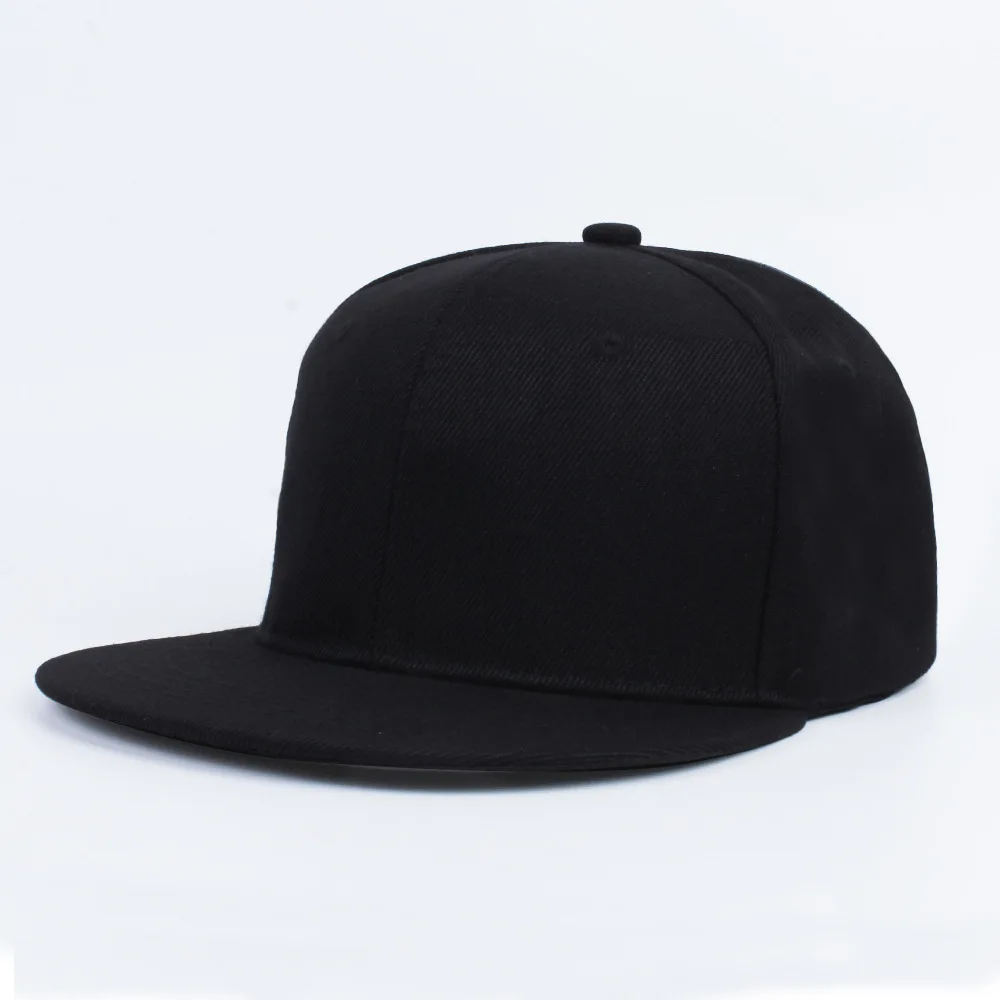 

Flat-Brimmed Baseball Cap Breathable Solid Color Snapback Outdoor For Men Women Sports Hiking Cycling Street Hip-Hop Hats