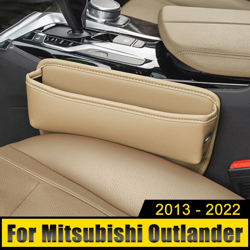 For Mitsubishi Outlander 3 2013 2014 2015 2016 2017 2018 2019 2020 2021 2022 PHEV Car Seat Crevice Slot Storage Box Bag Cover