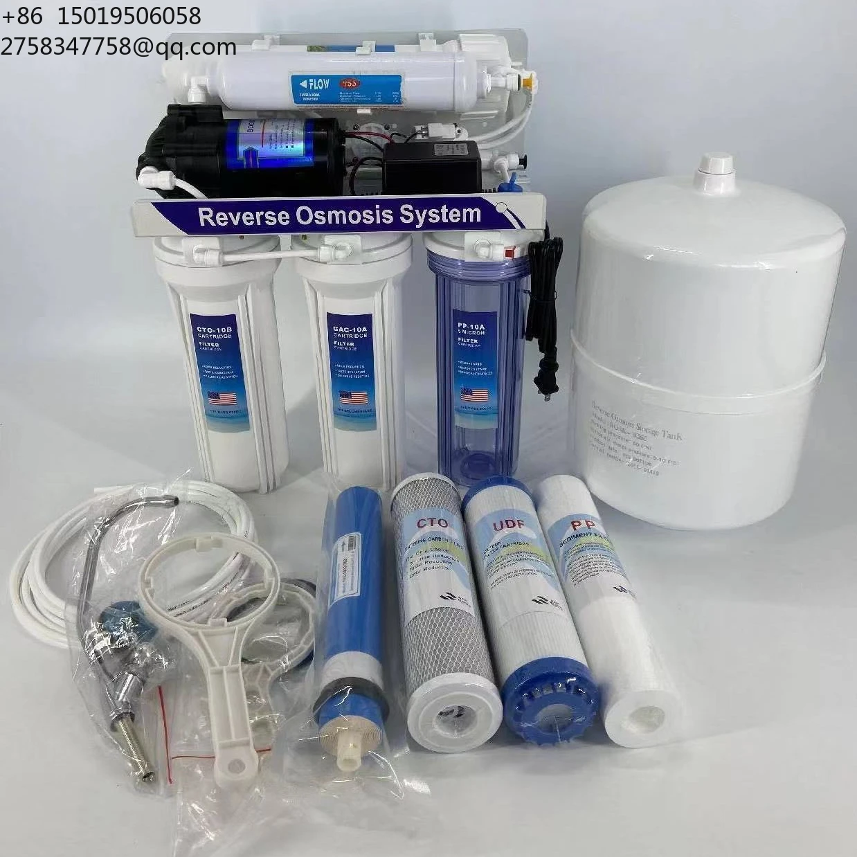 Automatic Household Complete 5 Stages 6stages Kitchen New RO Water Purifier Home RO Machine Water Filtration System 75GPD 100GPD