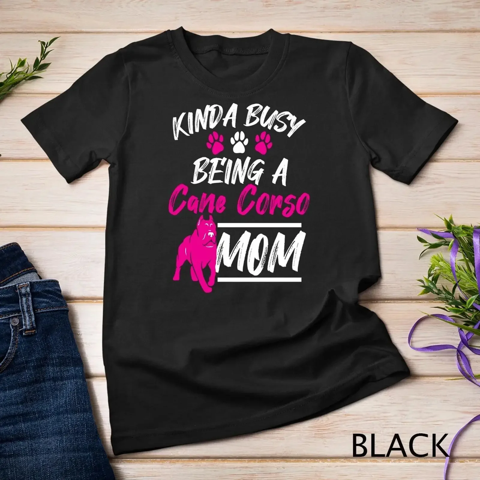 Camiseta unisex Cane Corso mamma mastino italiano vintage, estilo lavado, unisex, suave, informal, ropa de diseñador, streetwear