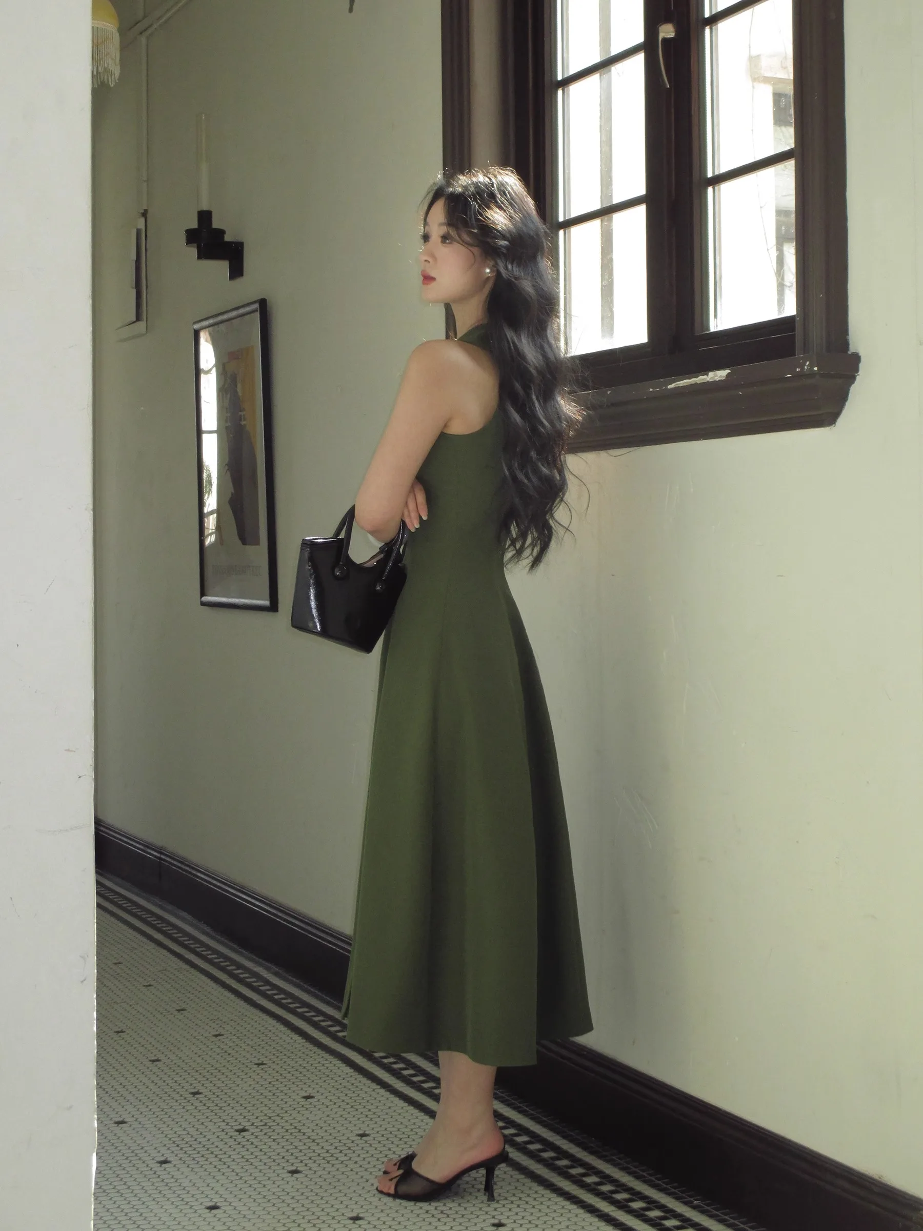 Kleider, ärmellos, Damenkleid, elegant, für Hochzeitsgäste, Frühling, Bohemian-Stil, gehäkelt, blockiert, flauschiges Kleid, blühende Natur, Harajuku