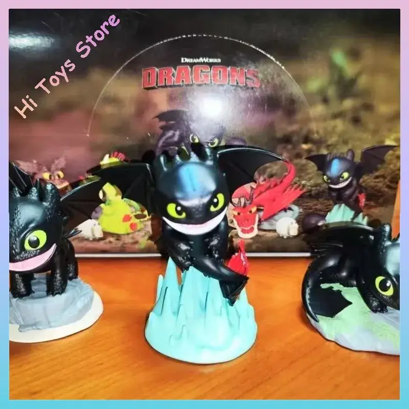 Figurki Akcji \"Gdzie Są Dzikie Rzeczy\" i \"Jak Zapłacić Smoka\" - Toothless, Figurki Anime, Night Fury, Zestaw Garage Kit, Zabawki dla Dzieci