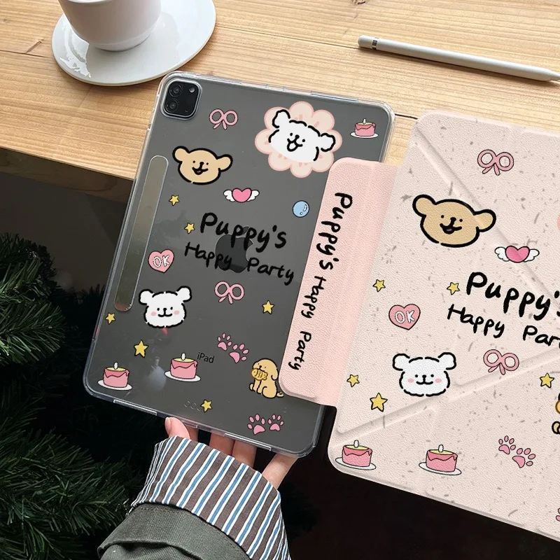 Puppy's Party Detachable Buckle Magnetic Tablet Case For Xiaomi Pad 7 6 5 Pro Full Cover