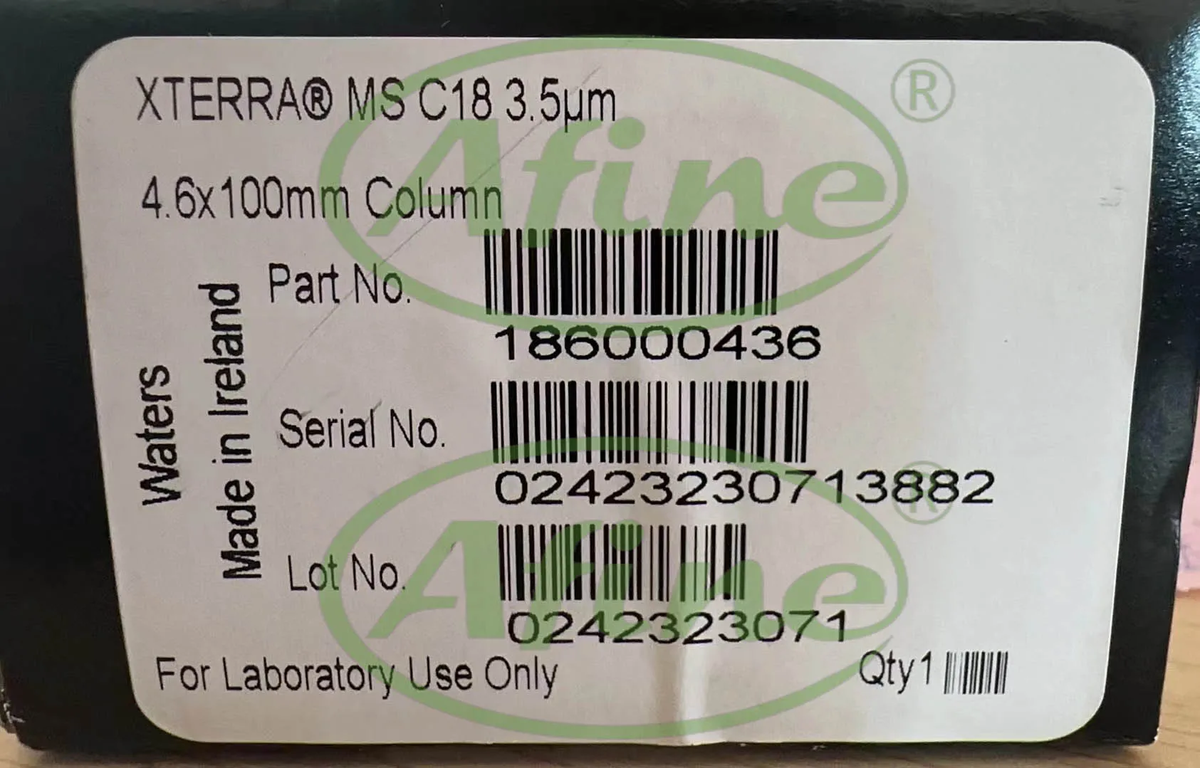 

AFINE Agilent Waters 186000436 XTERRA MS C18, 125 Å, 3.5 µm, 4.6 x 100 mm Column