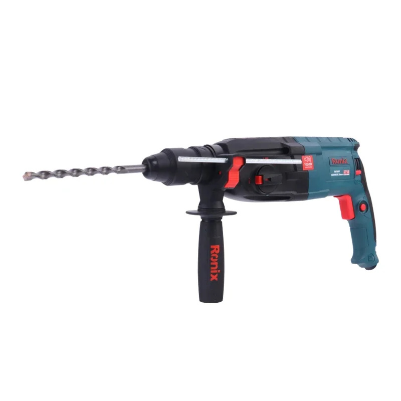 

# Hot Ronix 2713 Corded Rotary Hammer Drill 28mm 220V Combination Rotary Hammer Sds Plus 4 Drills Case Set Rotary Hammer